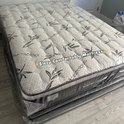 ✨Sleep Comfortably Mattress✨ 🆕Mattress pillow top 🟢Queen $150 🟡Full $130 🟠Twin $120 🔴King $260 🔵Cal king $260 ☑️Delivery available $30🚚