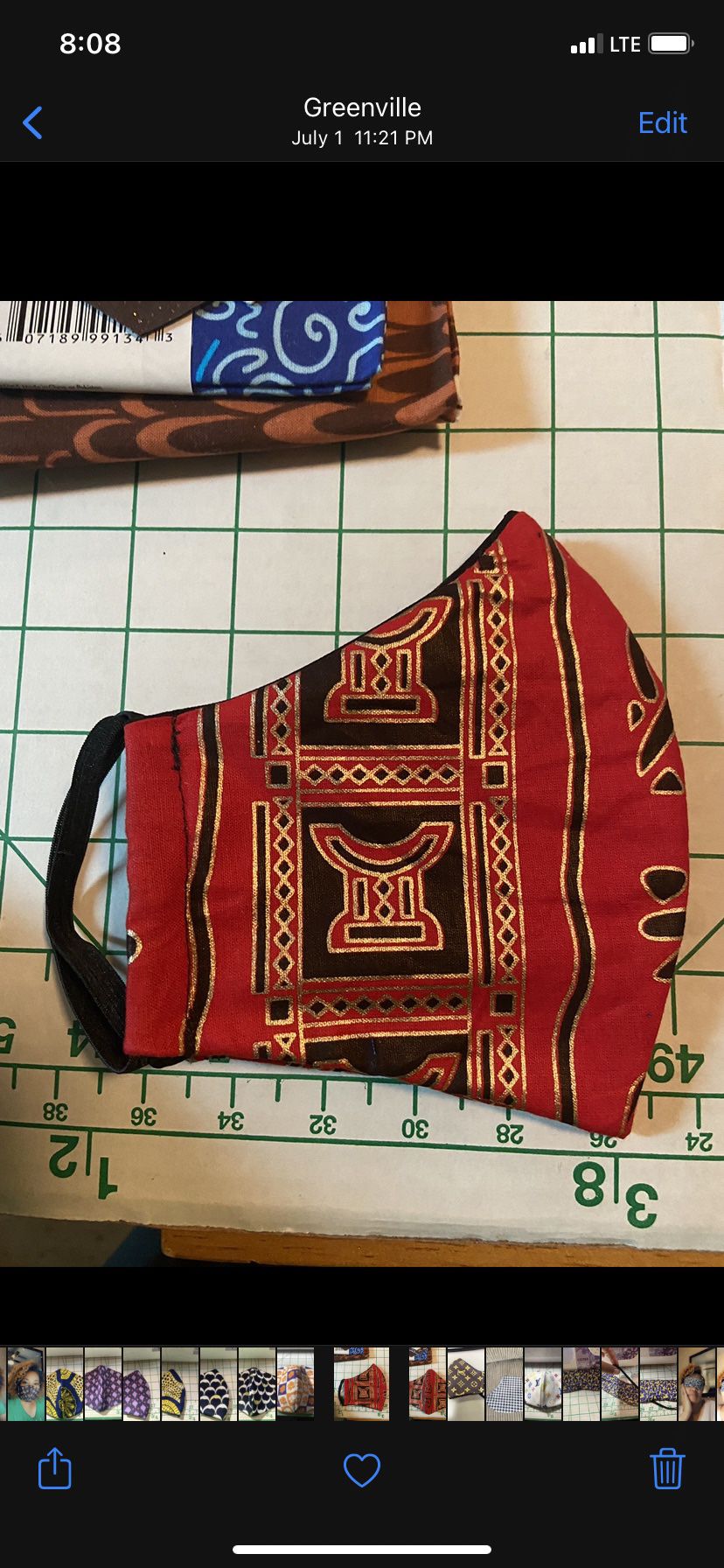 Face mask African prints