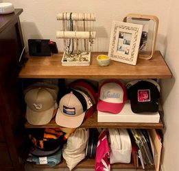 Wood/Steel 3/Tier Shelf