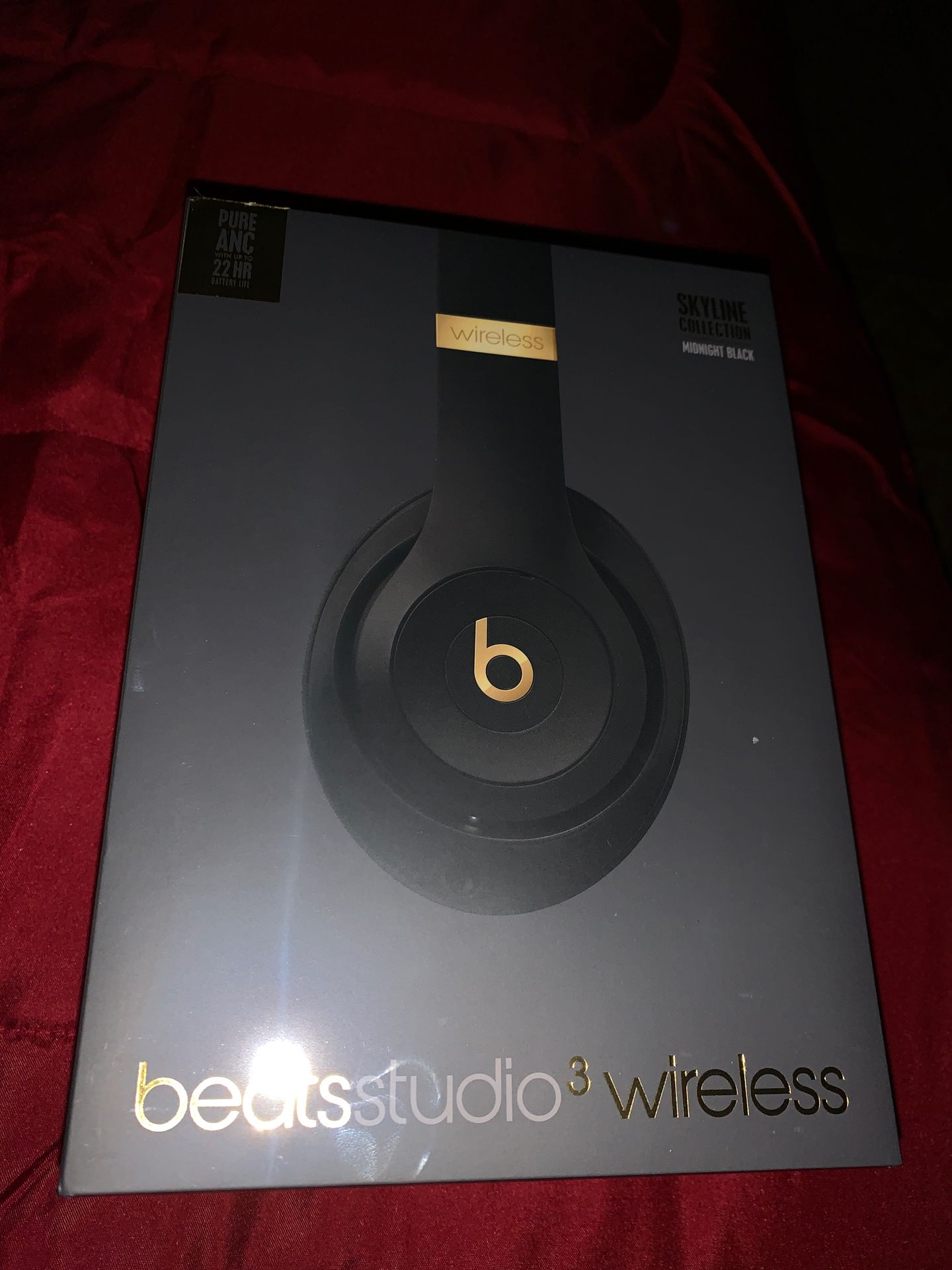 Beats by Dr. Dre - Beats Studio³ Wireless Noise Canceling Headphones - Beats Skyline Collection - Midnight Black