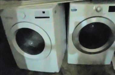 Lg front load washer direct drive. And kenmore compact dryer