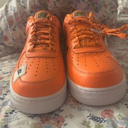 Nike Air Force 1 Just Do It Pack Total Orange