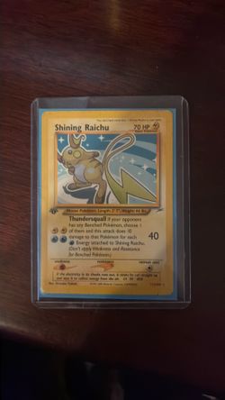 Pokémon Shining Raichu 1st edition