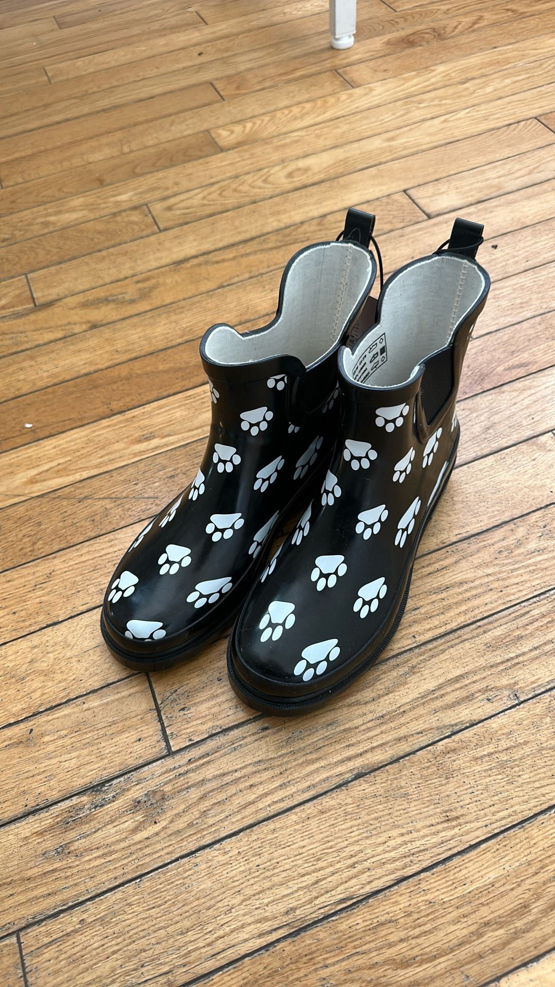 Puppy Print Rain Boots