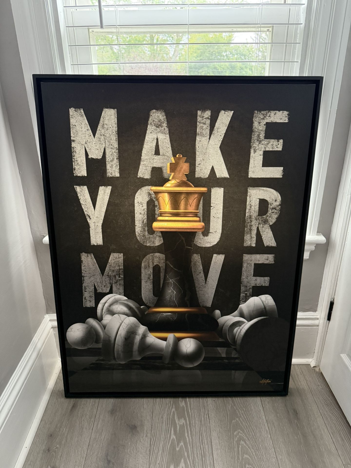 “Make Your Move” Framed Art