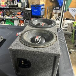 2 12 Inch Subs With Compact Box 