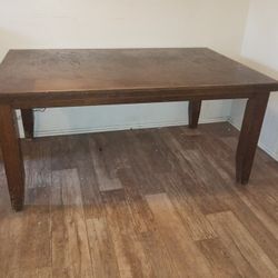 Sturdy Wood Kitchen Table