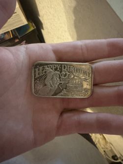 silver troy ounce happy birthday