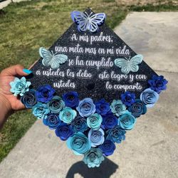 Graduation cap topper