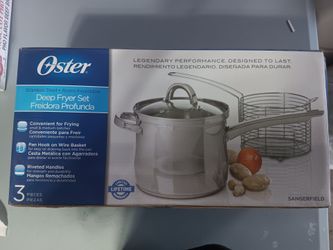 Oster Stainless Steel Deep Fryer Set