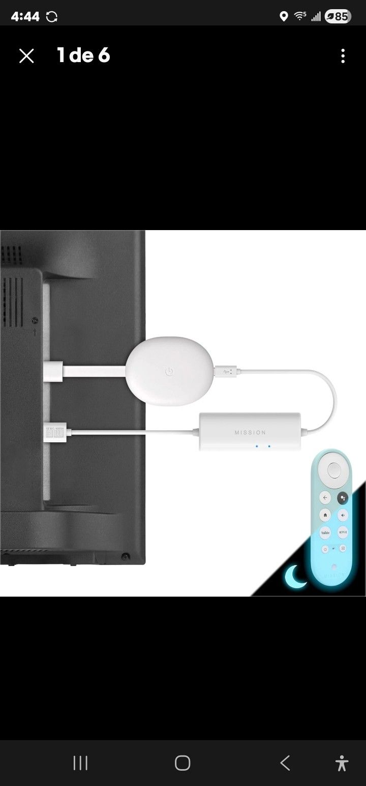 Mission USB Power Cable for Chromecast with Google TV (Power Chromecast Directly