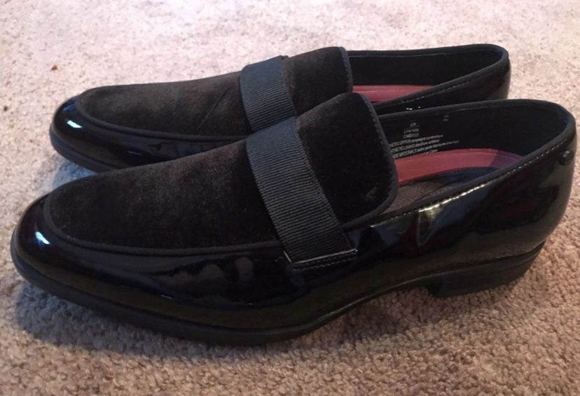 Dkny 250354 Mens Penn Round-Toe Slip-On Loafers Black Size 9M