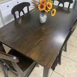 Dining Table With 4 Chairs