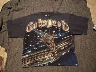 Godspeed t shirt size Large M shortSleeve Navy 100% Authentic Guaranteed New