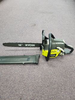 Ryobi 18" Gas Chainsaw 37cc with Scabbard