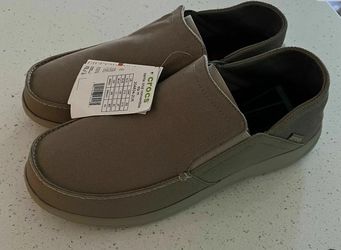 Crocs Men's Santa Cruz Convertible Slip on Khaki sizes 12
