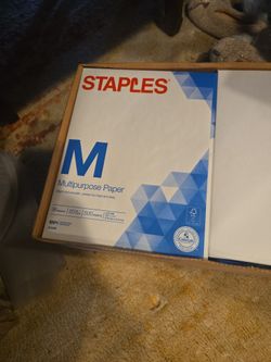 New full box from staples five thousand sheets.Multi purchase paper