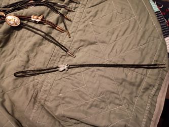 Silver Eagle Bolo Tie