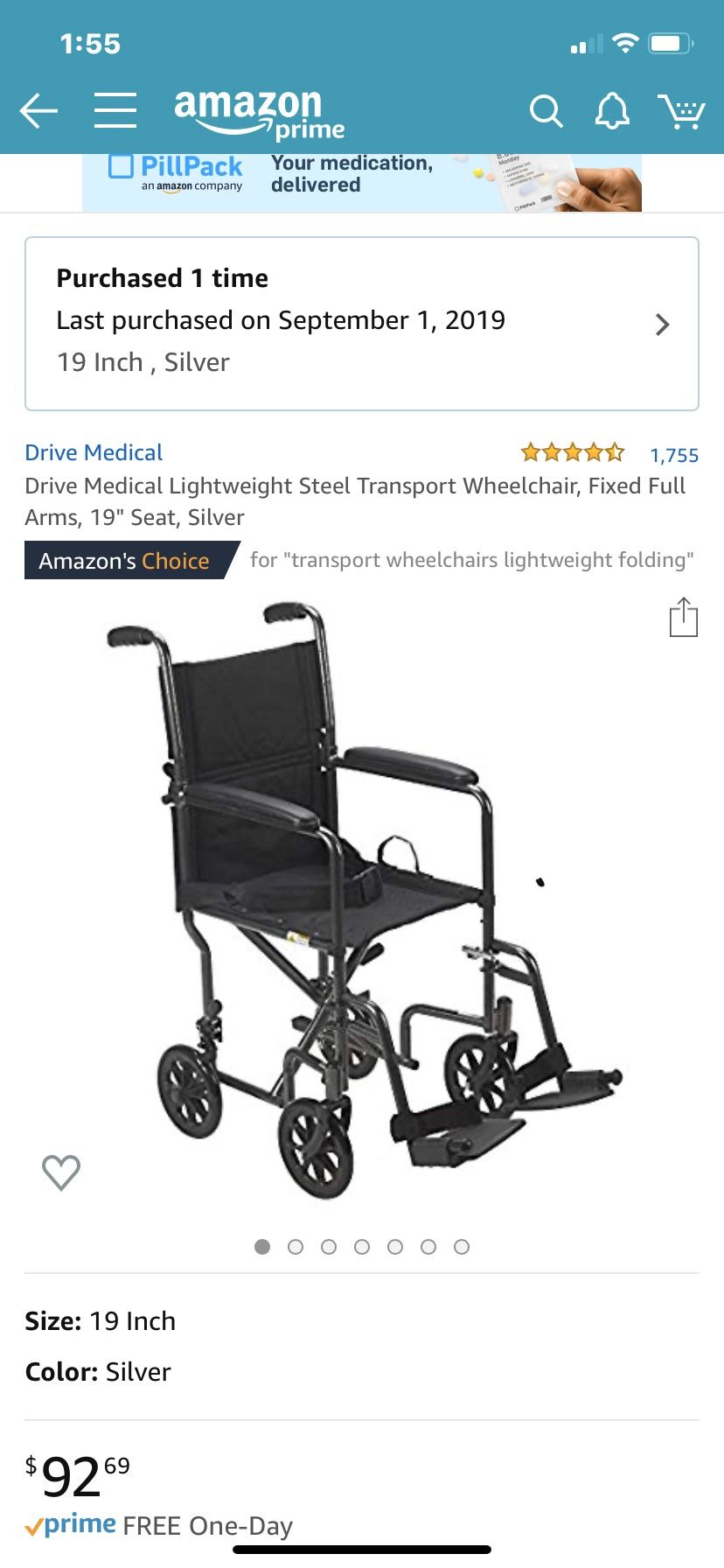 Wheel chair (Brand New) by Drive Medical