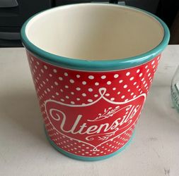Large mason Jar, Pioneer Woman  Utensil Canister