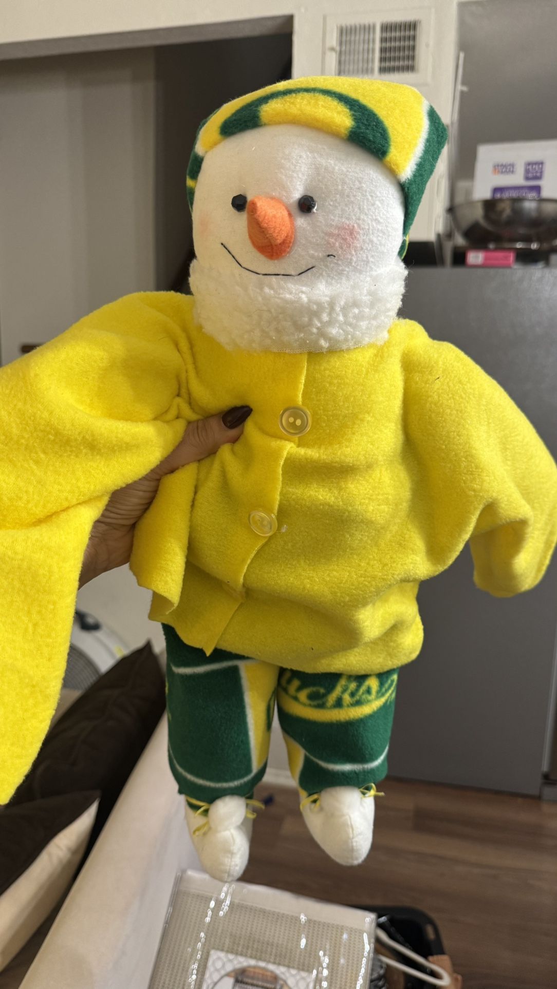 Oregon ducks snowman