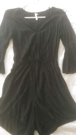 Seafolly black romper XS