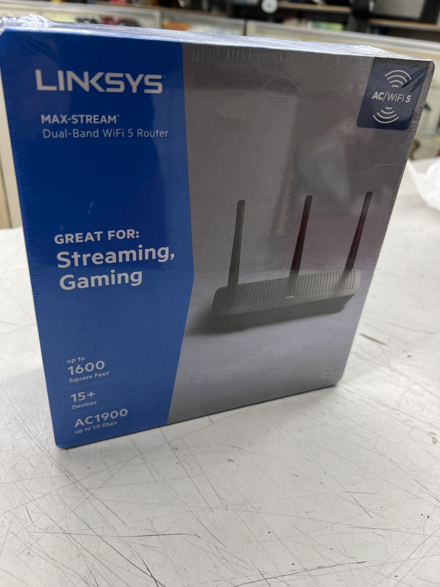 $65 Linksys Dual Band Wifi Router AC1900 EA7430
