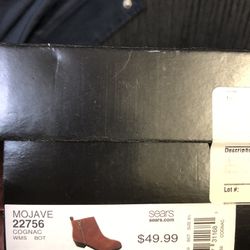 New SM New York Women’s 9.5M Mojave Cognac Boots