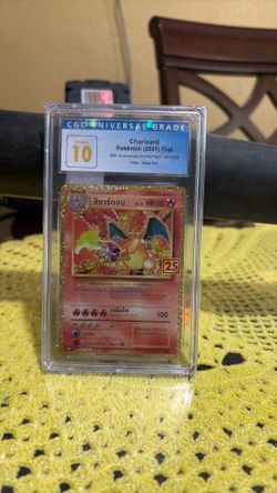 Charizard THAI 25th anniversary promo pack holo base set