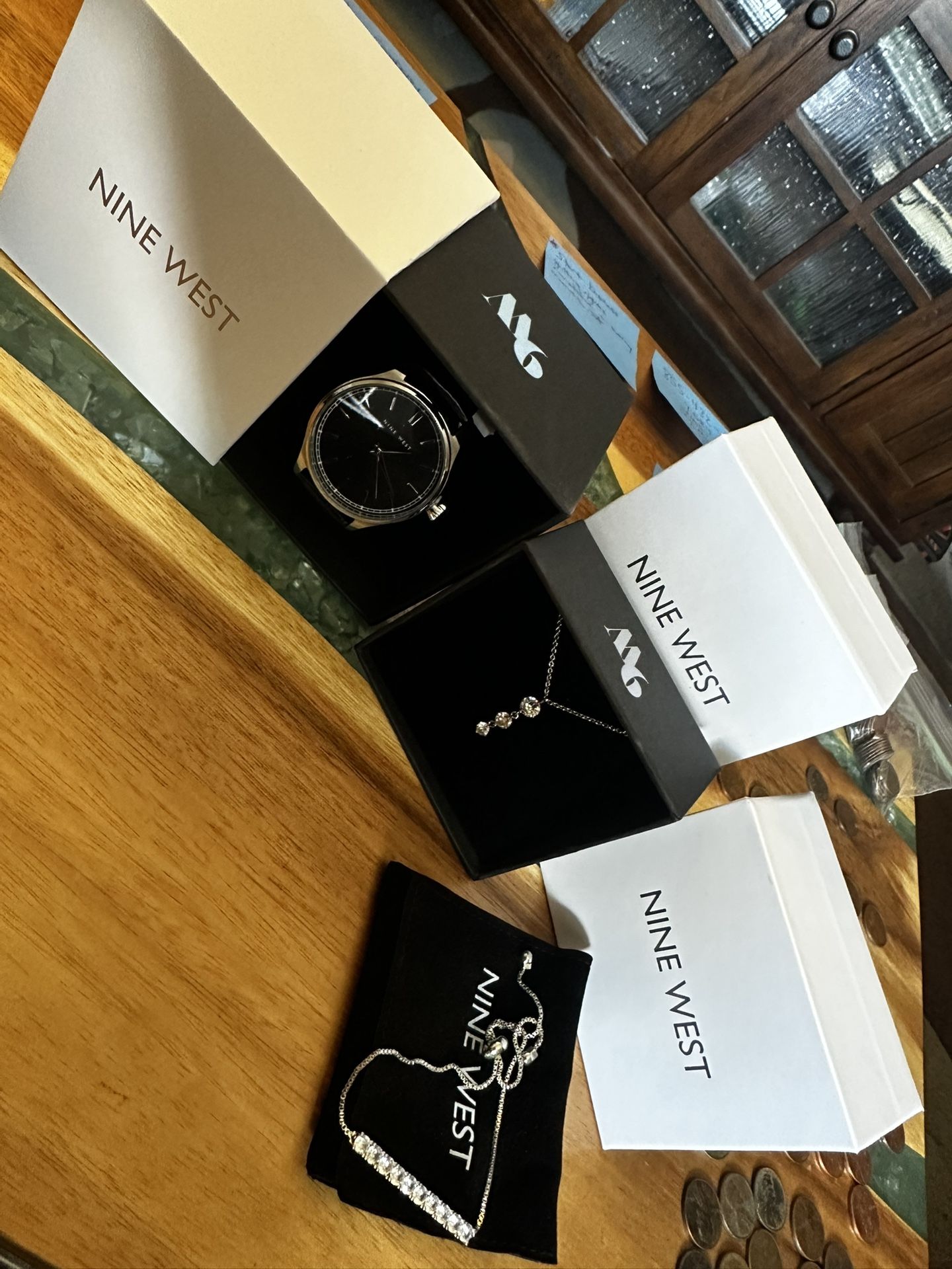 Nine West Watch and Bracelet Set