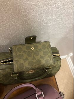 Coach wallets olive green