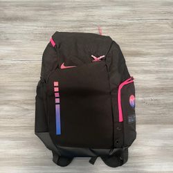 Black and purple Nike Elite Backpack