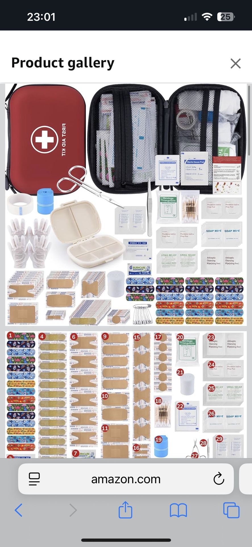 New 144pc Mini First Aid Kit