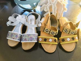 BUNDLE Girls size 11 Gorgeous Sandals LIKE NEW
