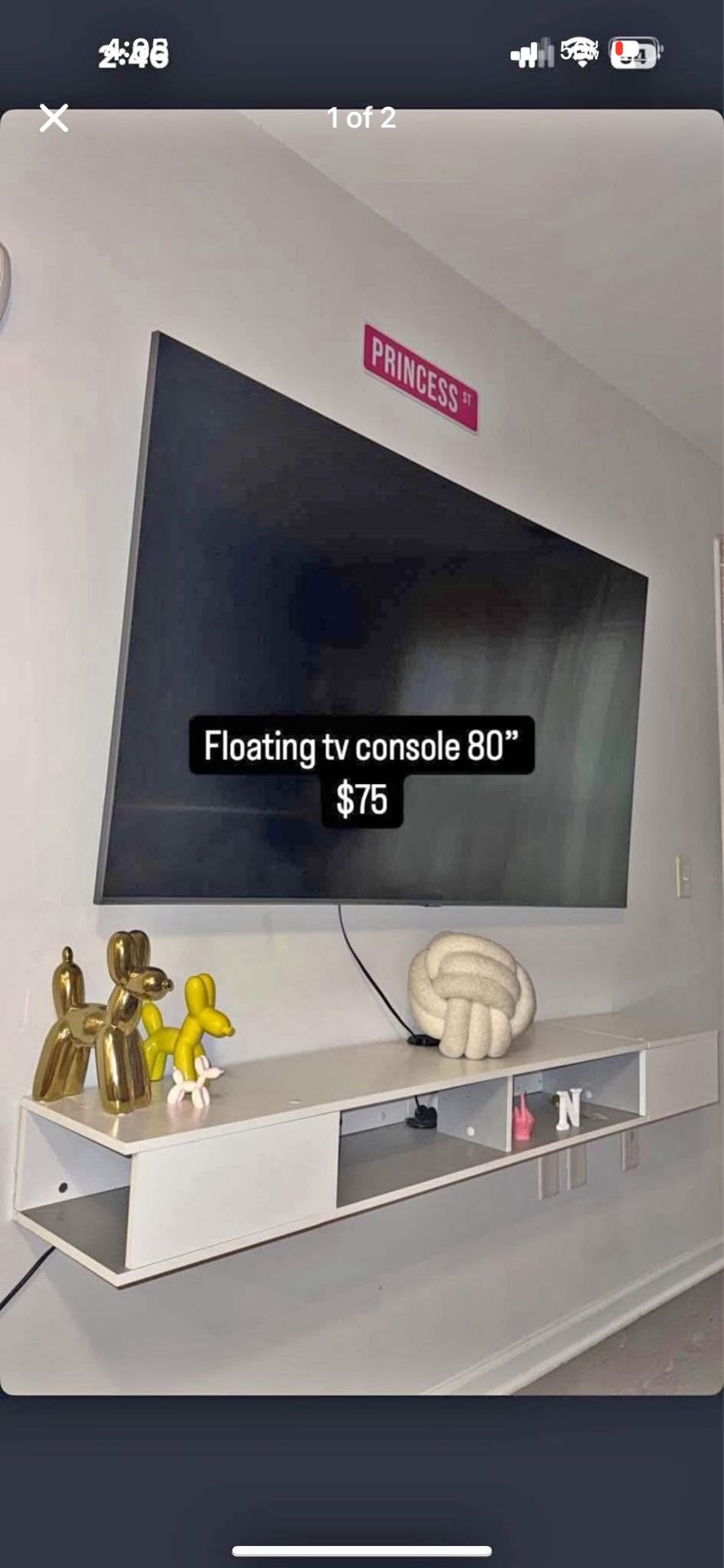 FLOATING TV CONSOLE NOT TV