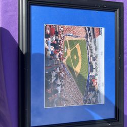 Mets 11 x 14 framed photo $10