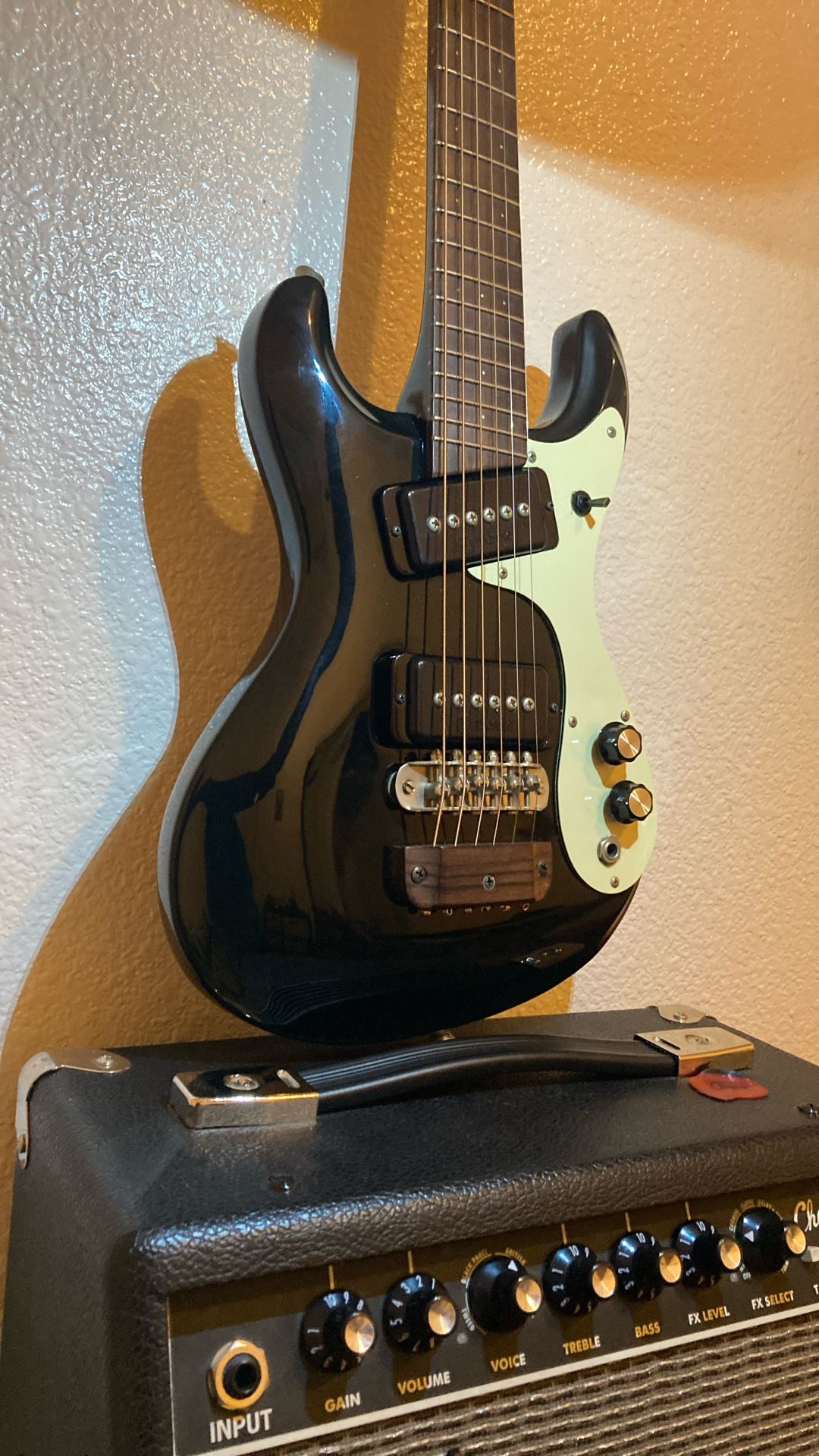 Mini Mosrite Electric Guitar