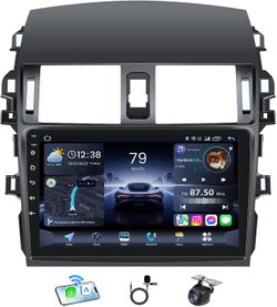 Upgrade Android 15 Car Radio for Toyota Corolla 2009-2013