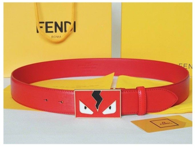 Red FENDI Belt