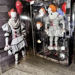 7" NECA It Ultimate Pennywise Clown Action Figure Movie Model Doll Toys 2017