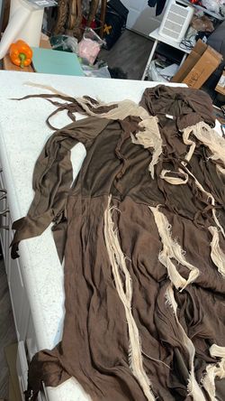 Spirit Halloween costume brown robe outfit