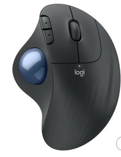 Logitech Ergo M575S Wireless Trackball Mouse, Wireless Ergonomic Mouse with Bluetooth and Encrypted