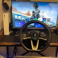 Xbox S With Racing Wheel