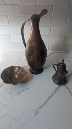 Antique copper ware