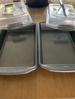 Wilton Bake It Better Steel Non-Stick Oblong Cake Pan with Lid, 13 x 9-inch