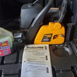 Poulan Pro Gas chain Saw