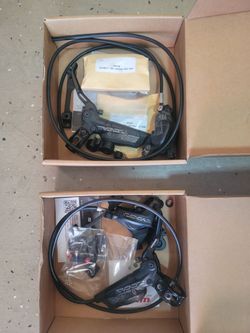 SRAM Code 4 piston brakes Front & Rear set.