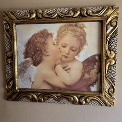 Hand Carved Vintage Picture Frame $87.00
