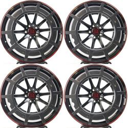 22" FORGED Mercedes-Benz BRABUS Wheels Rims Set of 4 22X10 5x130
