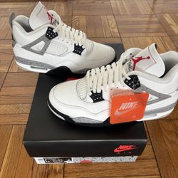 Air Jordan 4 Retro White Cement 2025 Size 8 Men’s 